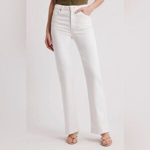 Frame The Arrow High Waist Relaxed Bootcut Jeans Size 30 Au Natural Clean NWT